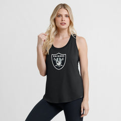 Las Vegas Raiders Women's Iron Fan Tank Top - Black Tops
