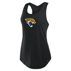 Jacksonville Jaguars Women's Iron Fan Tank Top - Black Tops