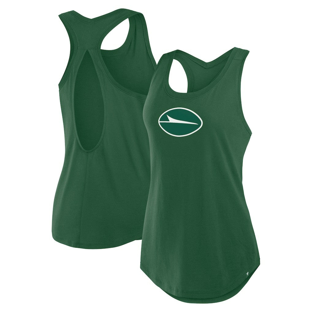 New York Jets Women's Iron Fan Tank Top - Green Tops