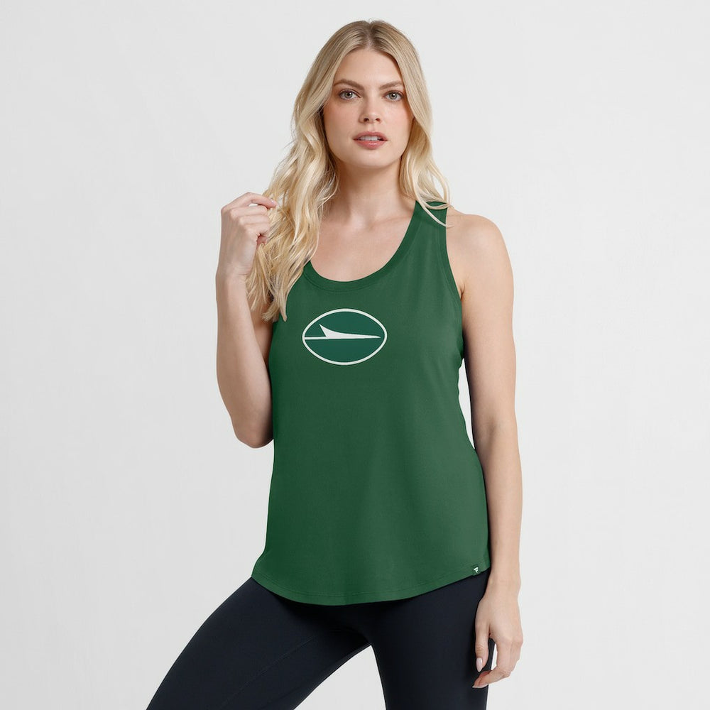 New York Jets Women's Iron Fan Tank Top - Green Tops