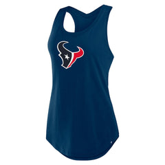 Houston Texans Women's Iron Fan Tank Top - Navy Tops