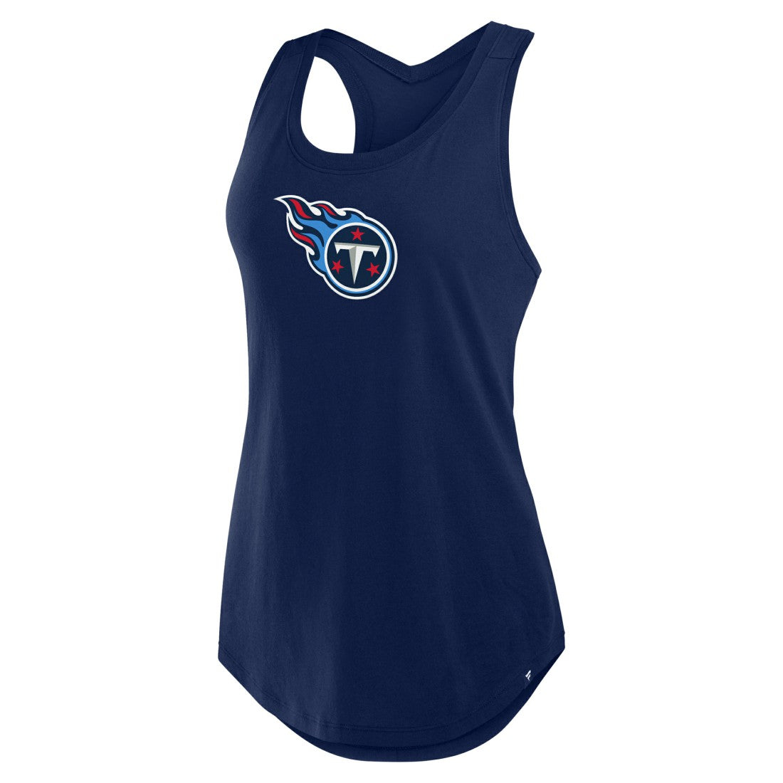 Tennessee Titans Women's Iron Fan Tank Top - Navy Tops