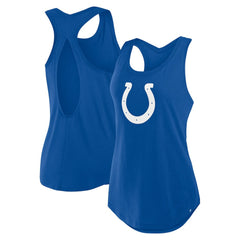 Indianapolis Colts Women's Iron Fan Tank Top - Royal Tops