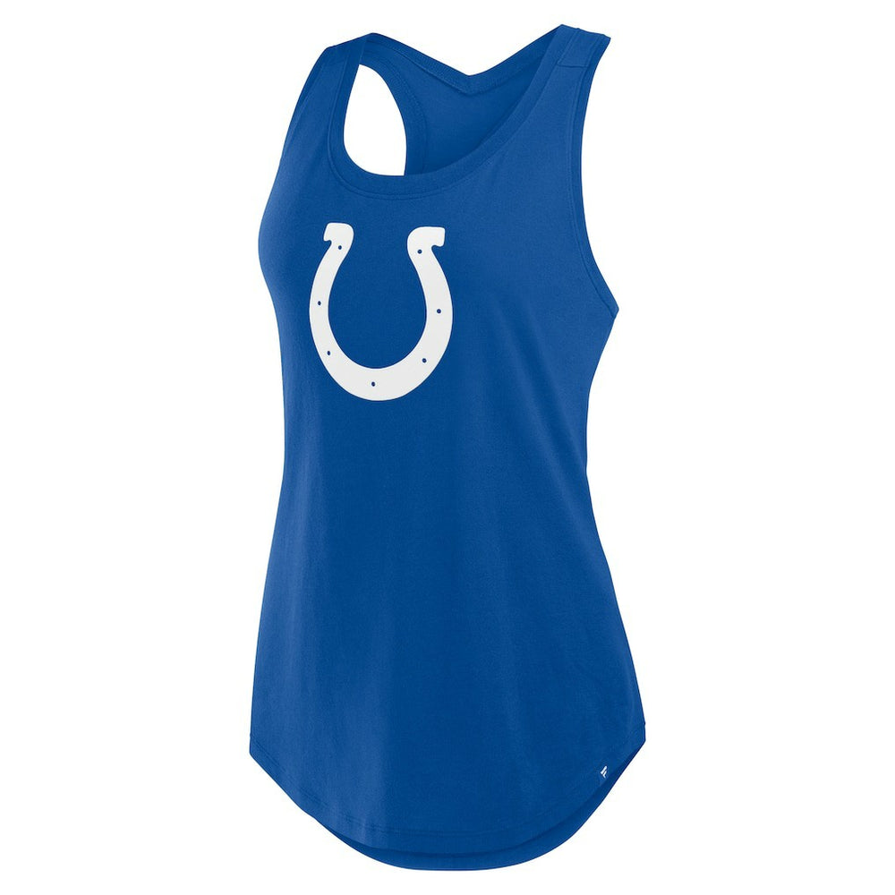 Indianapolis Colts Women's Iron Fan Tank Top - Royal Tops