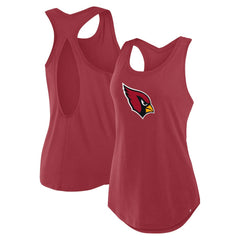 Arizona Cardinals Women's Iron Fan Tank Top - Cardinal Tops