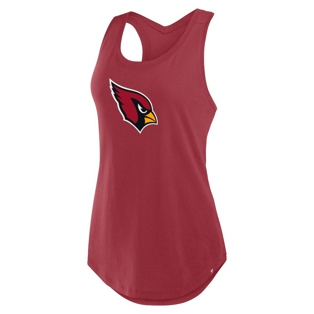 Arizona Cardinals Women's Iron Fan Tank Top - Cardinal Tops