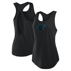 Carolina Panthers Women's Iron Fan Tank Top - Black Tops