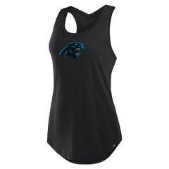 Carolina Panthers Women's Iron Fan Tank Top - Black Tops