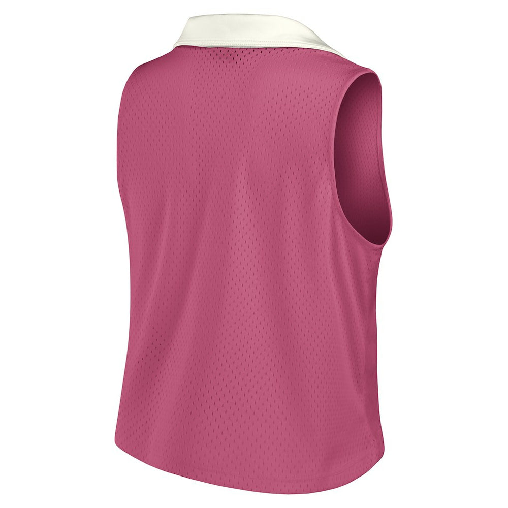 Kansas City Chiefs Women's Studio Wellness V-Neck Tank Top - Pink Tops