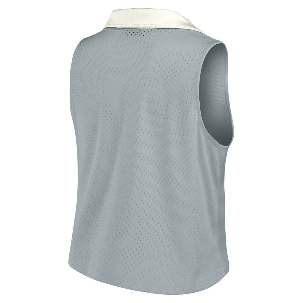 Philadelphia Eagles Women's Studio Wellness V-Neck Tank Top - Gray Tops
