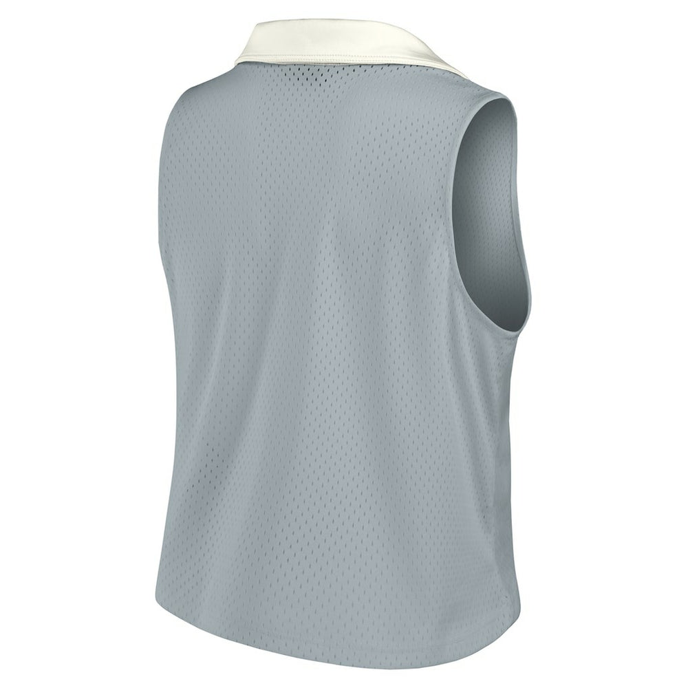 Philadelphia Eagles Women's Studio Wellness V-Neck Tank Top - Gray Tops