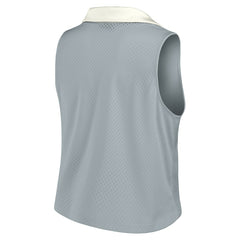 Philadelphia Eagles Women's Studio Wellness V-Neck Tank Top - Gray Tops