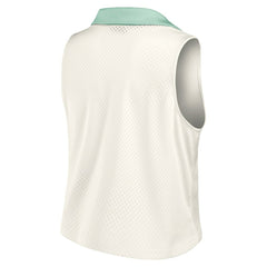 Dallas Cowboys Women's Studio Wellness V-Neck Tank Top - Cream Tops