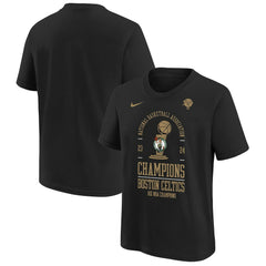 Boston Celtics Youth 18-Time NBA Finals Champions Locker Room T-Shirt Black - Nike