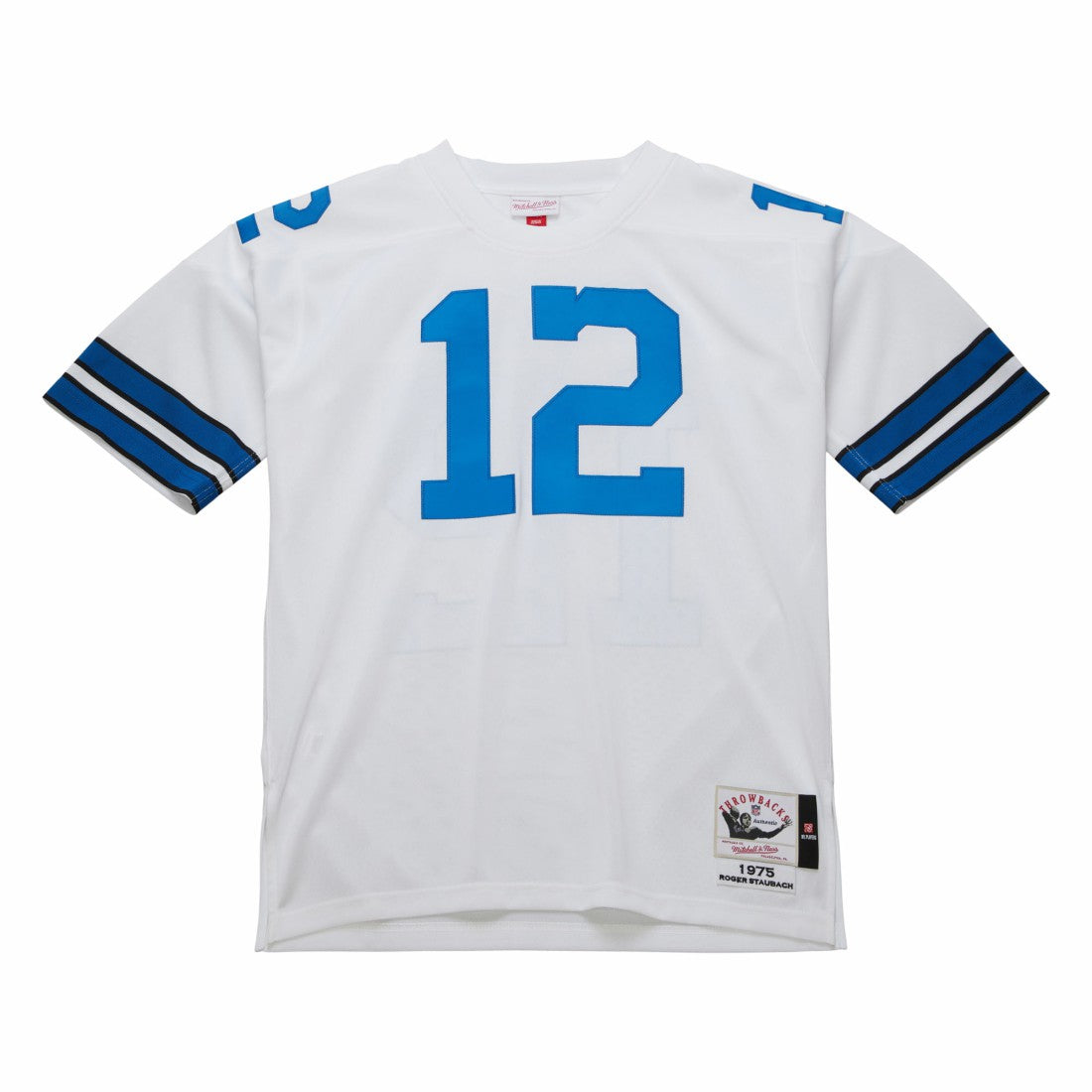 Roger Staubach Dallas Cowboys 1975 Authentic Throwback Retired Player Jersey - White Jerseys