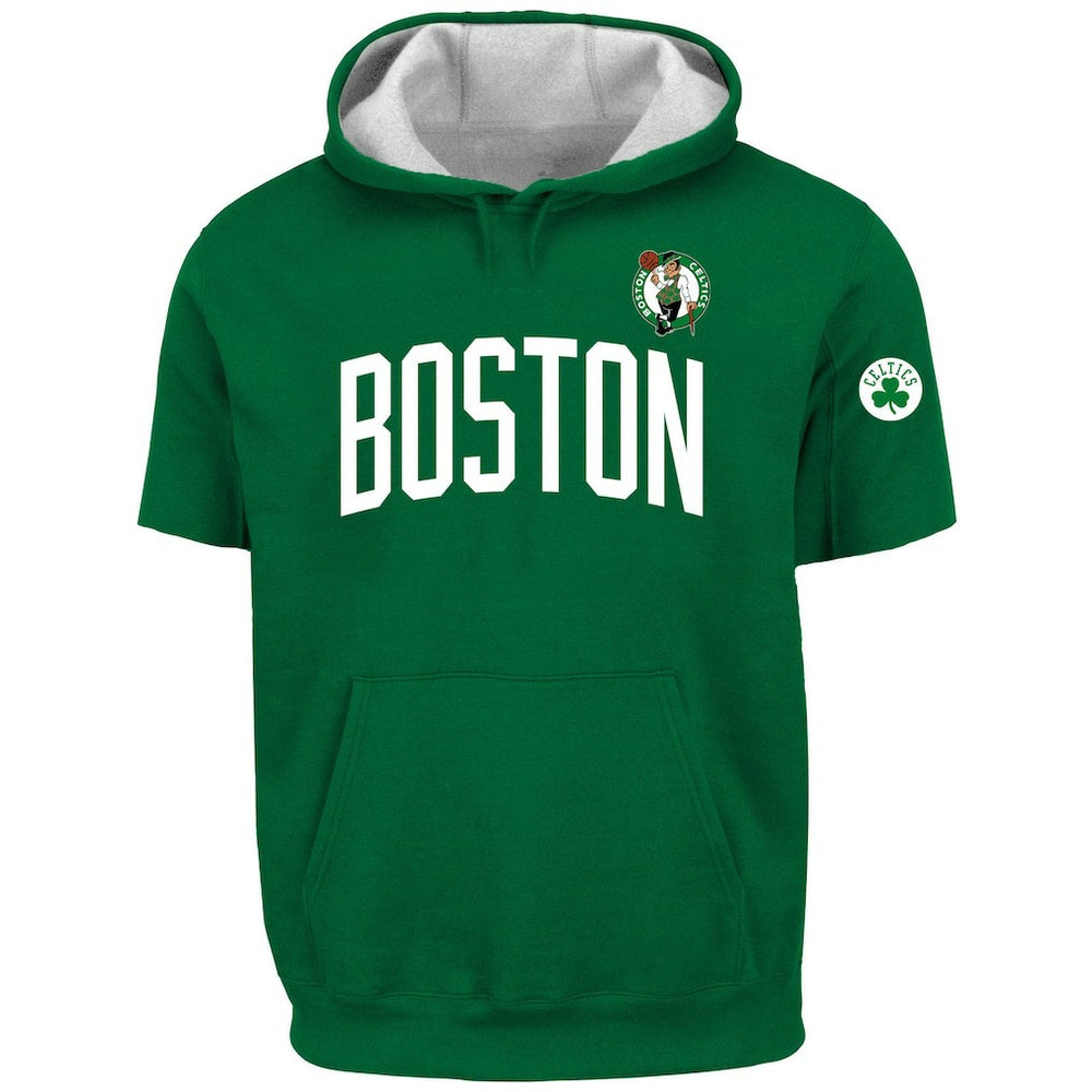 Jayson Tatum Boston Celtics Big & Tall Short Sleeve Hoodie Kelly Green - Fanatics