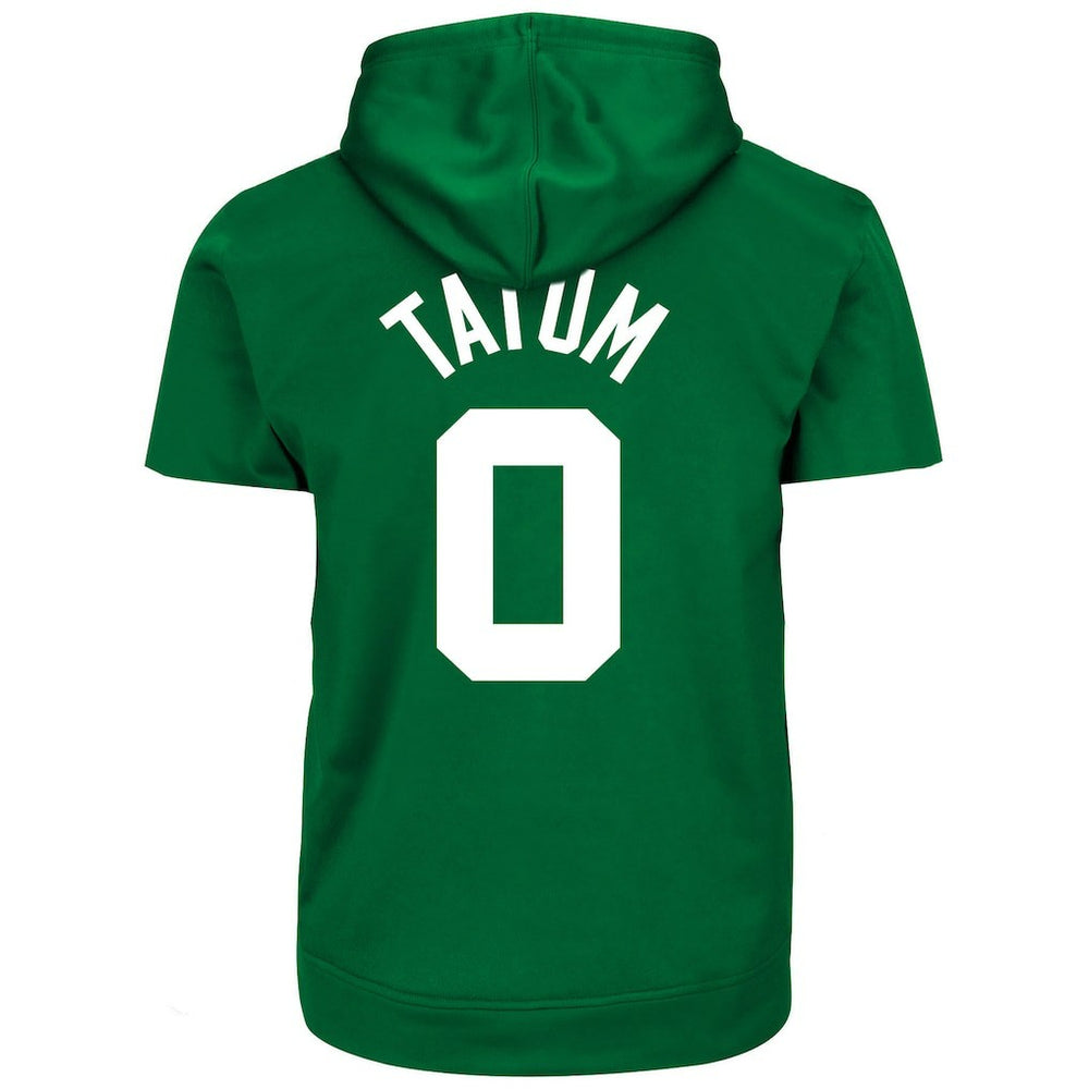 Jayson Tatum Boston Celtics Big & Tall Short Sleeve Hoodie Kelly Green - Fanatics
