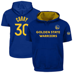 Stephen Curry Golden State Warriors Big & Tall Short Sleeve Hoodie Royal - Fanatics