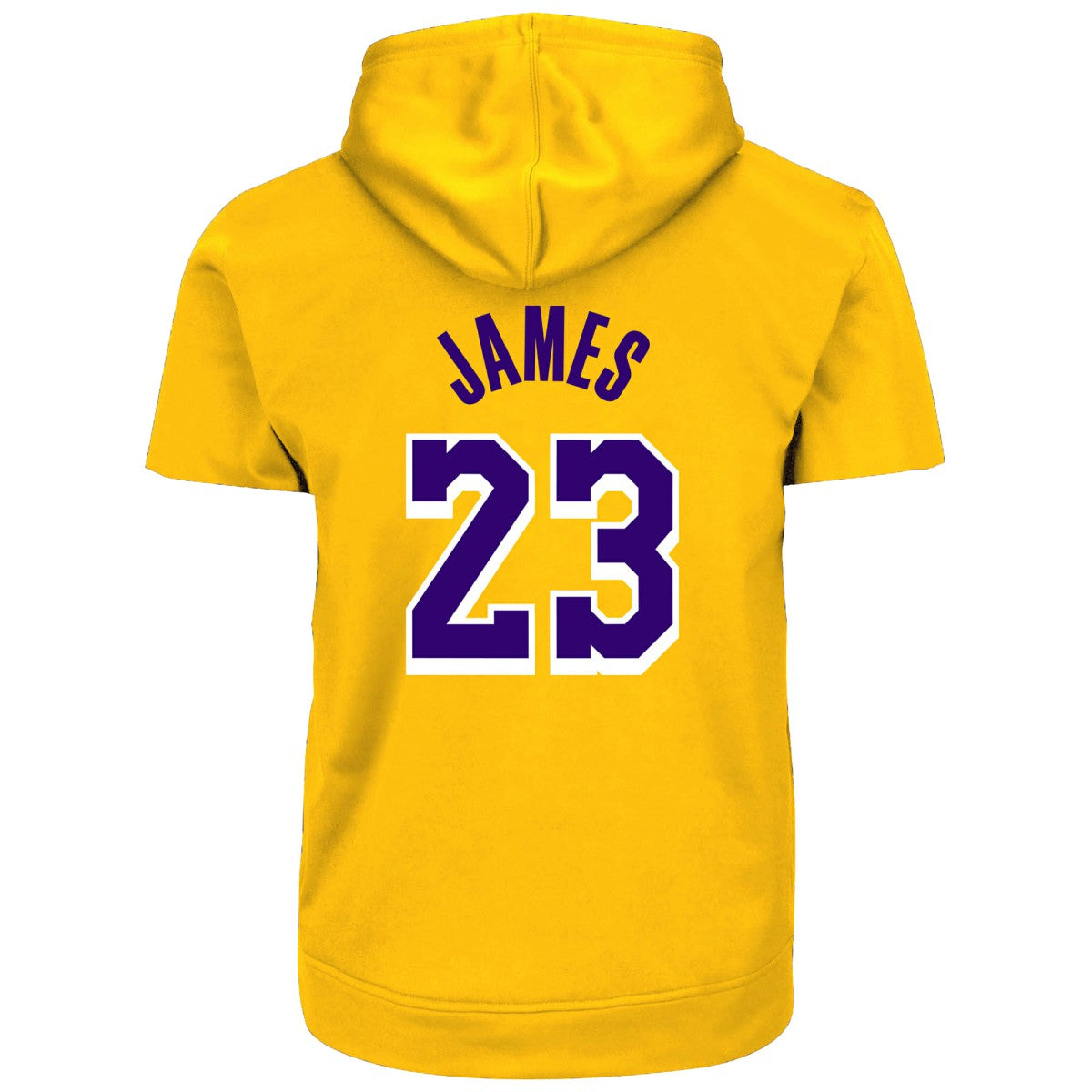LeBron James Los Angeles Lakers Big & Tall Short Sleeve Hoodie Gold - Fanatics