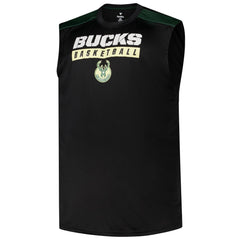 Giannis Antetokounmpo Milwaukee Bucks Profile Big & Tall Player Muscle Tank Black