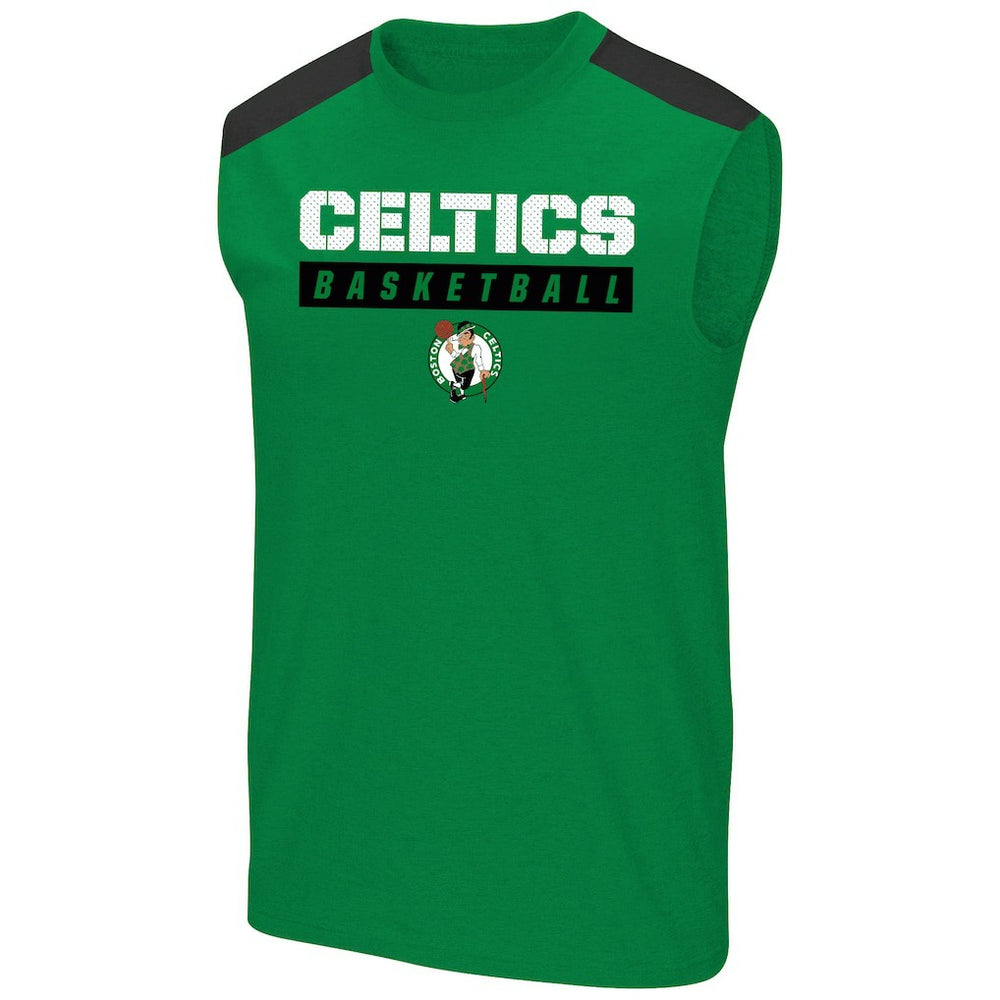 Jayson Tatum Boston Celtics Profile Big & Tall Player Muscle Tank Kelly Green
