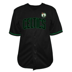 Jayson Tatum Boston Celtics Profile Big & Tall Name & Number Button-Up Jersey Black outlet