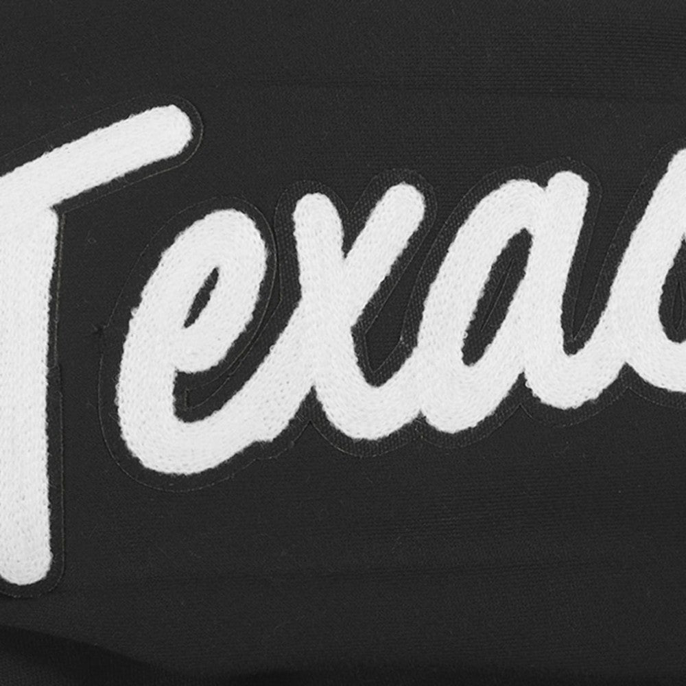Texas Rangers Pro Standard Paint The City Dropped Shoulder Pullover Sweatshirt - Black Pullover
