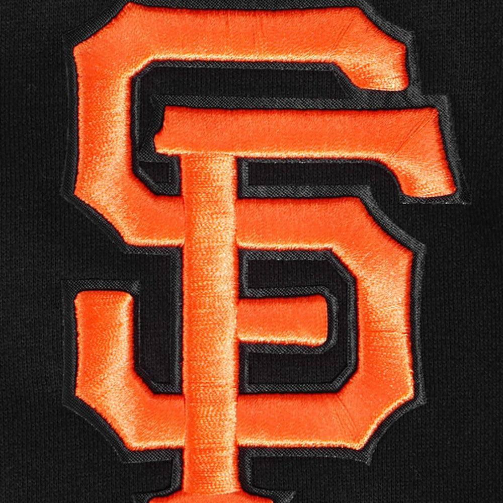San Francisco Giants Pro Standard Paint The City Dropped Shoulder Pullover Sweatshirt - Black Pullover