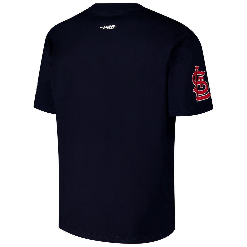 St. Louis Cardinals Pro Standard Turn It Up Dropped Shoulder T-Shirt - Navy T-shirts