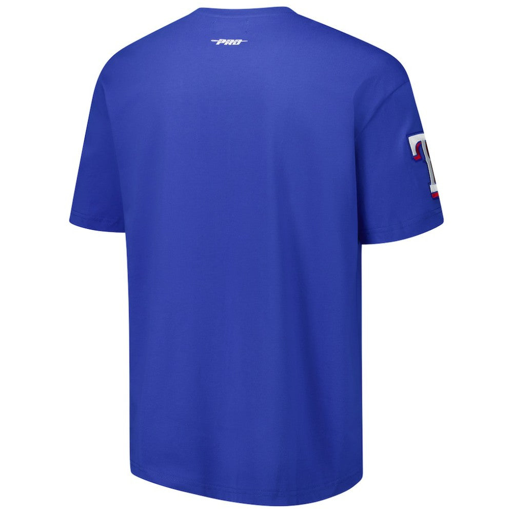 Texas Rangers Pro Standard Turn It Up Dropped Shoulder T-Shirt - Royal T-shirts