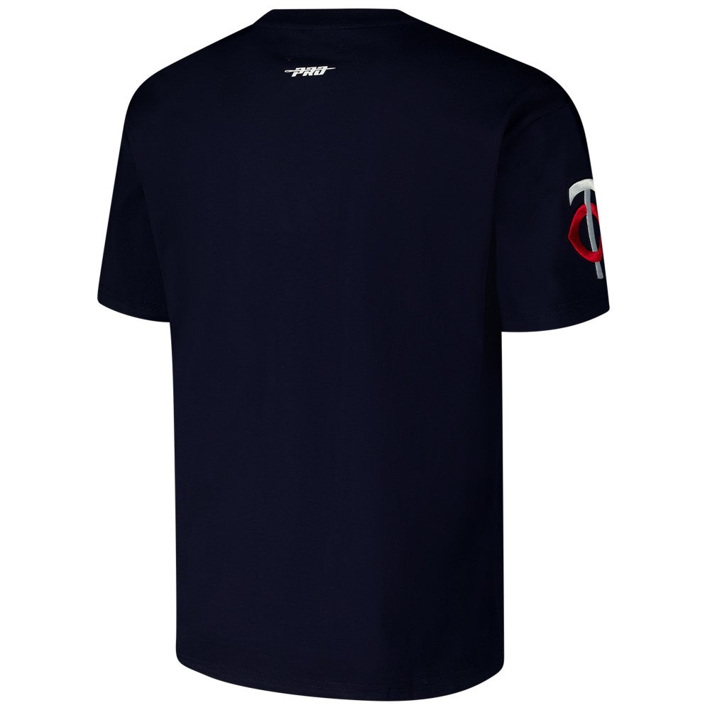 Minnesota Twins Pro Standard Turn It Up Dropped Shoulder T-Shirt - Navy T-shirts
