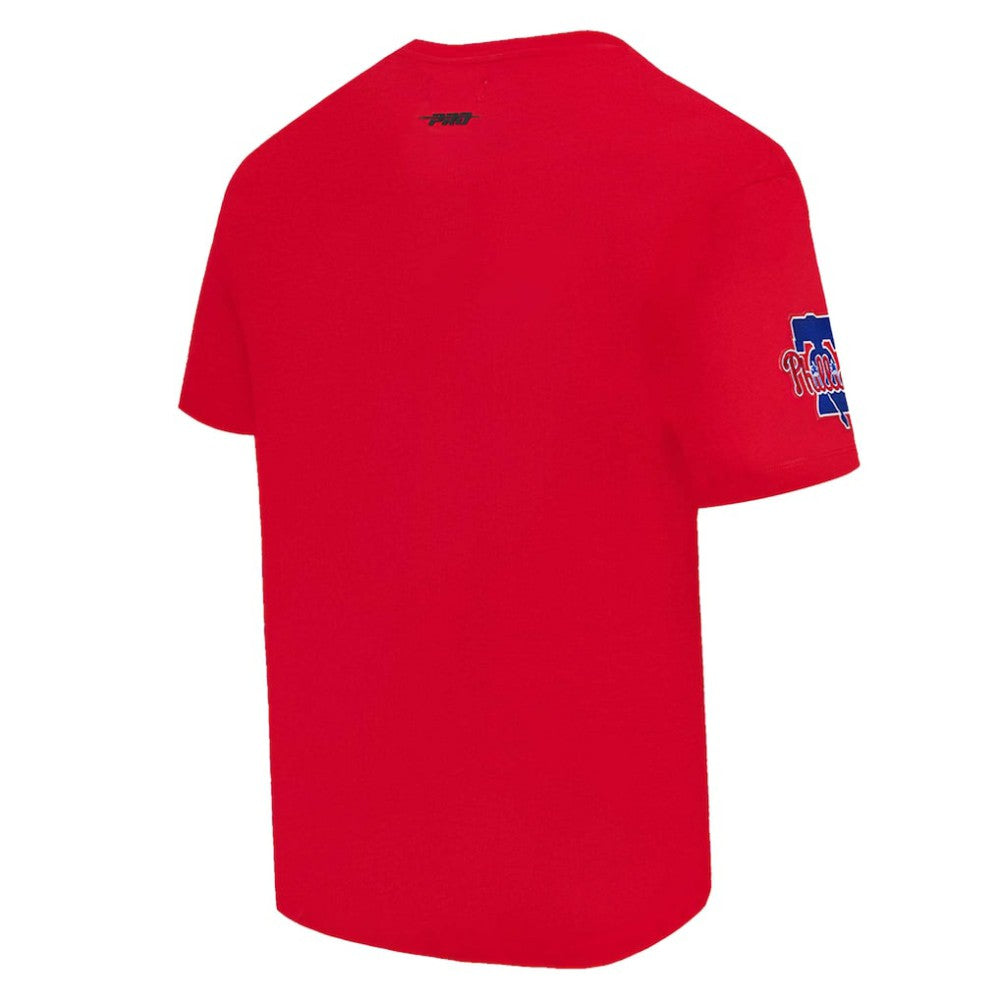 Philadelphia Phillies Pro Standard Turn It Up Dropped Shoulder T-Shirt - Red T-shirts