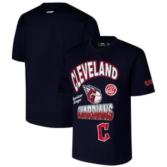Cleveland Guardians Pro Standard Turn It Up Dropped Shoulder T-Shirt - Navy T-shirts