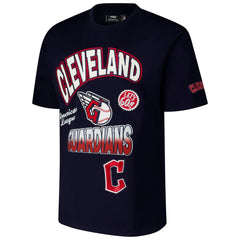 Cleveland Guardians Pro Standard Turn It Up Dropped Shoulder T-Shirt - Navy T-shirts