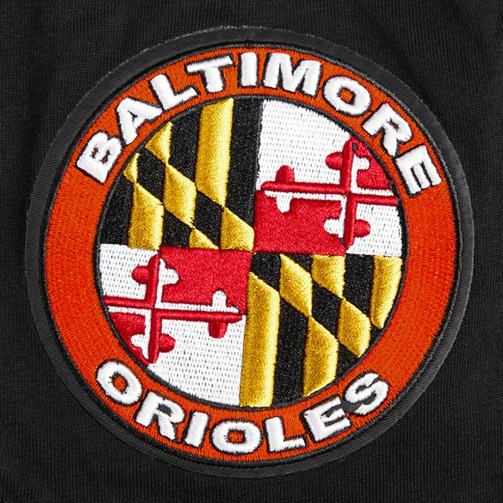 Baltimore Orioles Pro Standard Turn It Up Dropped Shoulder T-Shirt - Black T-shirts