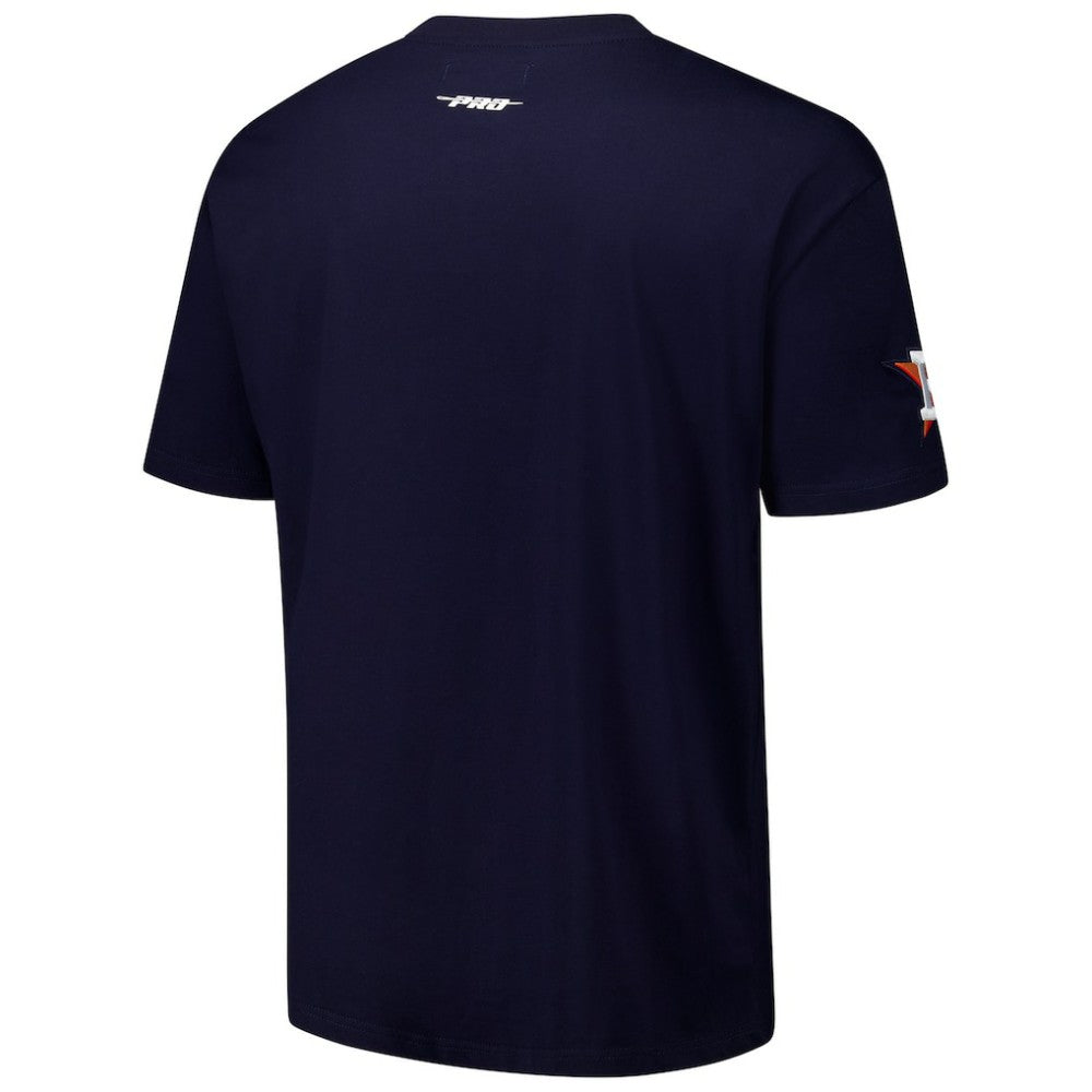 Houston Astros Pro Standard Turn It Up Dropped Shoulder T-Shirt - Navy T-shirts