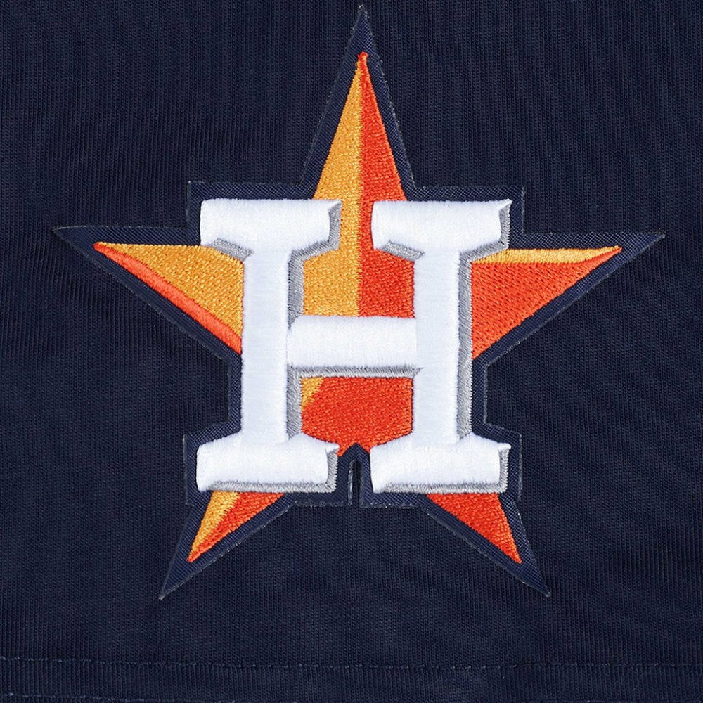 Houston Astros Pro Standard Turn It Up Dropped Shoulder T-Shirt - Navy T-shirts