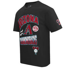 Arizona Diamondbacks Pro Standard Turn It Up Dropped Shoulder T-Shirt - Black T-shirts