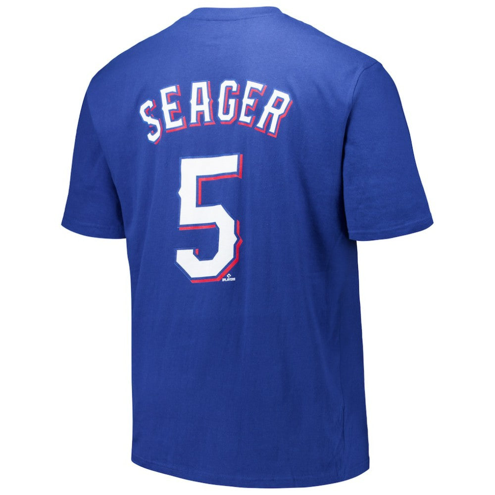 Corey Seager Texas Rangers Fanatics Big & Tall Name & Number T-Shirt - Royal T-shirts