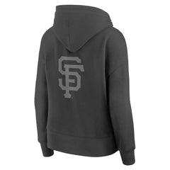 San Francisco Giants Fanatics Women's Elements Future Ground Subtle Tonal Pullover Hoodie - Charcoal Hoodies