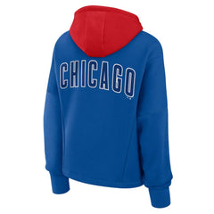 Chicago Cubs Fanatics Women's Oversized Legacy Favorite Spectator Pullover Hoodie - Royal Hoodies