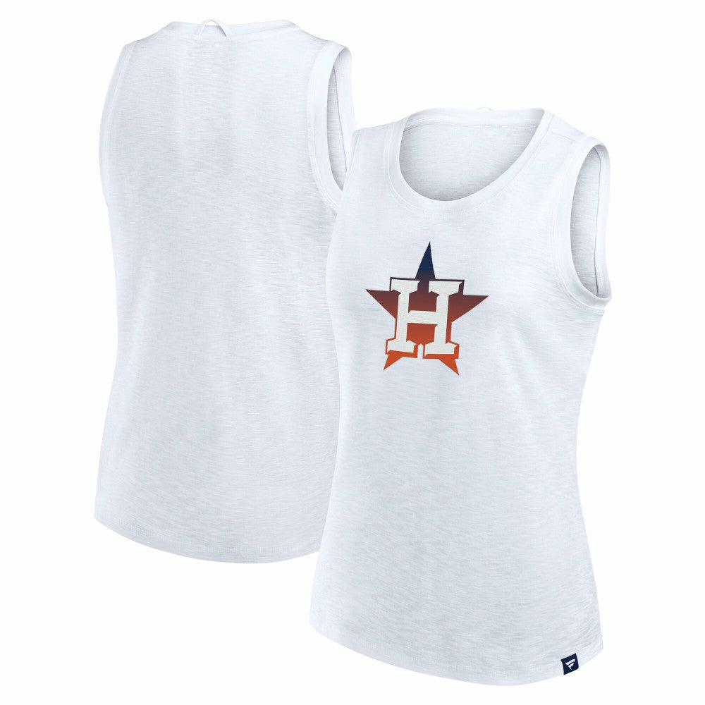 Houston Astros Fanatics Women's Activate Slub Tank Top - White Tanks