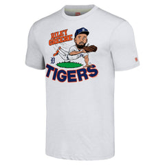 Riley Greene Detroit Tigers Homage Caricature Player Tri-Blend T-Shirt - Ash T-shirts