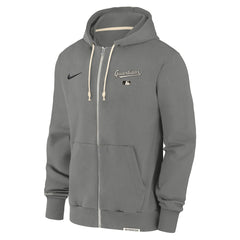 Cleveland Guardians Nike Authentic Collection Travel Performance Full-Zip Hoodie - Charcoal Hoodies