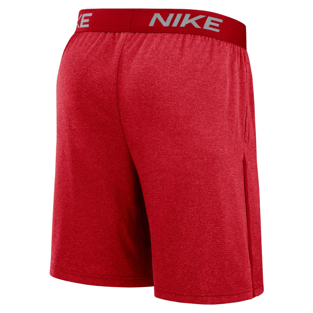Los Angeles Angels Nike Authentic Collection Performance Knit Shorts - Red Shorts