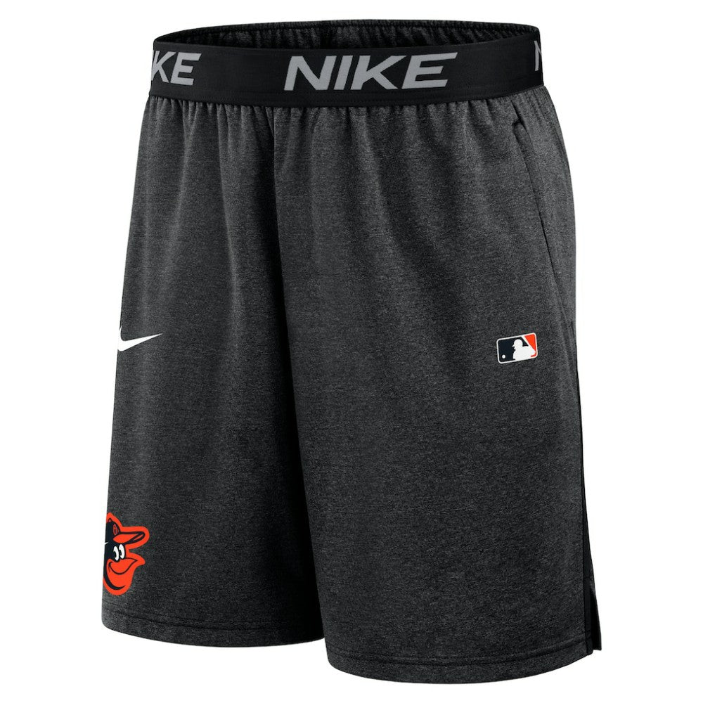 Baltimore Orioles Nike Authentic Collection Performance Knit Shorts - Black Shorts