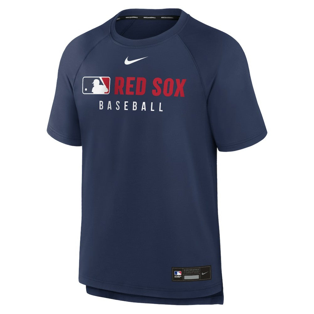 Boston Red Sox Nike Authentic Collection Pregame Raglan Dri-FIT T-Shirt - Navy T-shirts
