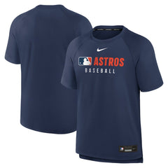 Houston Astros Nike Authentic Collection Pregame Raglan Dri-FIT T-Shirt - Navy T-shirts