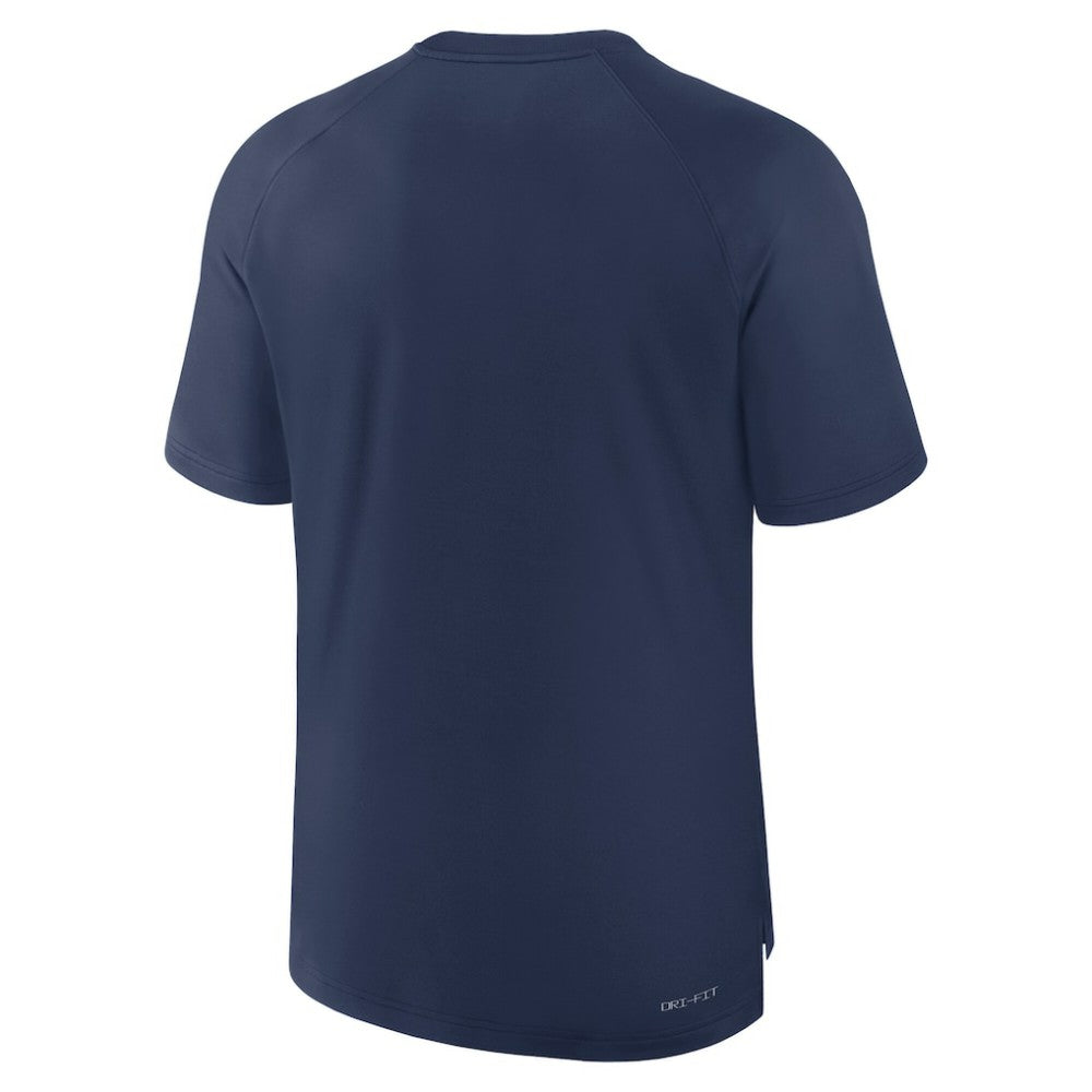 Tampa Bay Rays Nike Authentic Collection Pregame Raglan Dri-FIT T-Shirt - Navy T-shirts