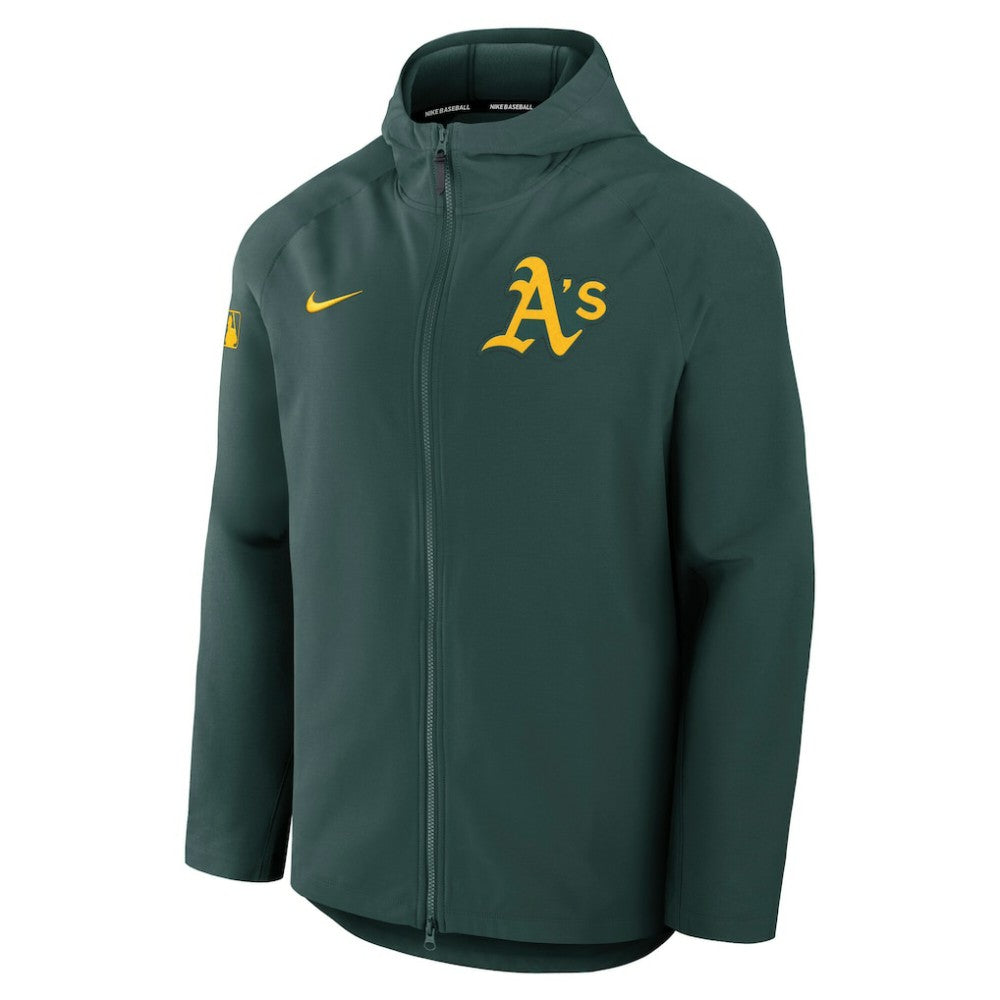 Athletics Nike Authentic Collection Raglan Performance Full-Zip Jacket - Green Jackets